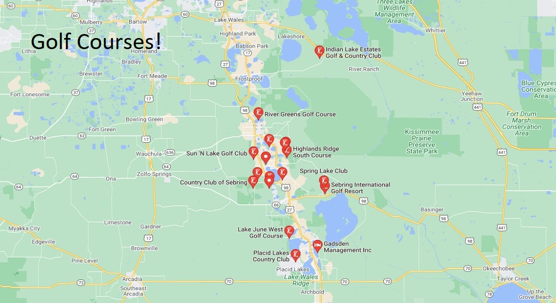 Lot For Sale LEISURE LAKES SO. OF MILLER RD Highlands FL 0.460
